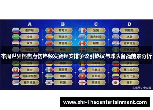 本周世界杯焦点伤停频发赛程安排争议引热议与球队备战前景分析