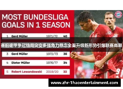 赛前德甲争冠格局突变多强角力悬念全面升级新形势引爆联赛高潮 赛前德甲争冠格局突变多强角力悬念全面升级新形势引爆联赛高潮